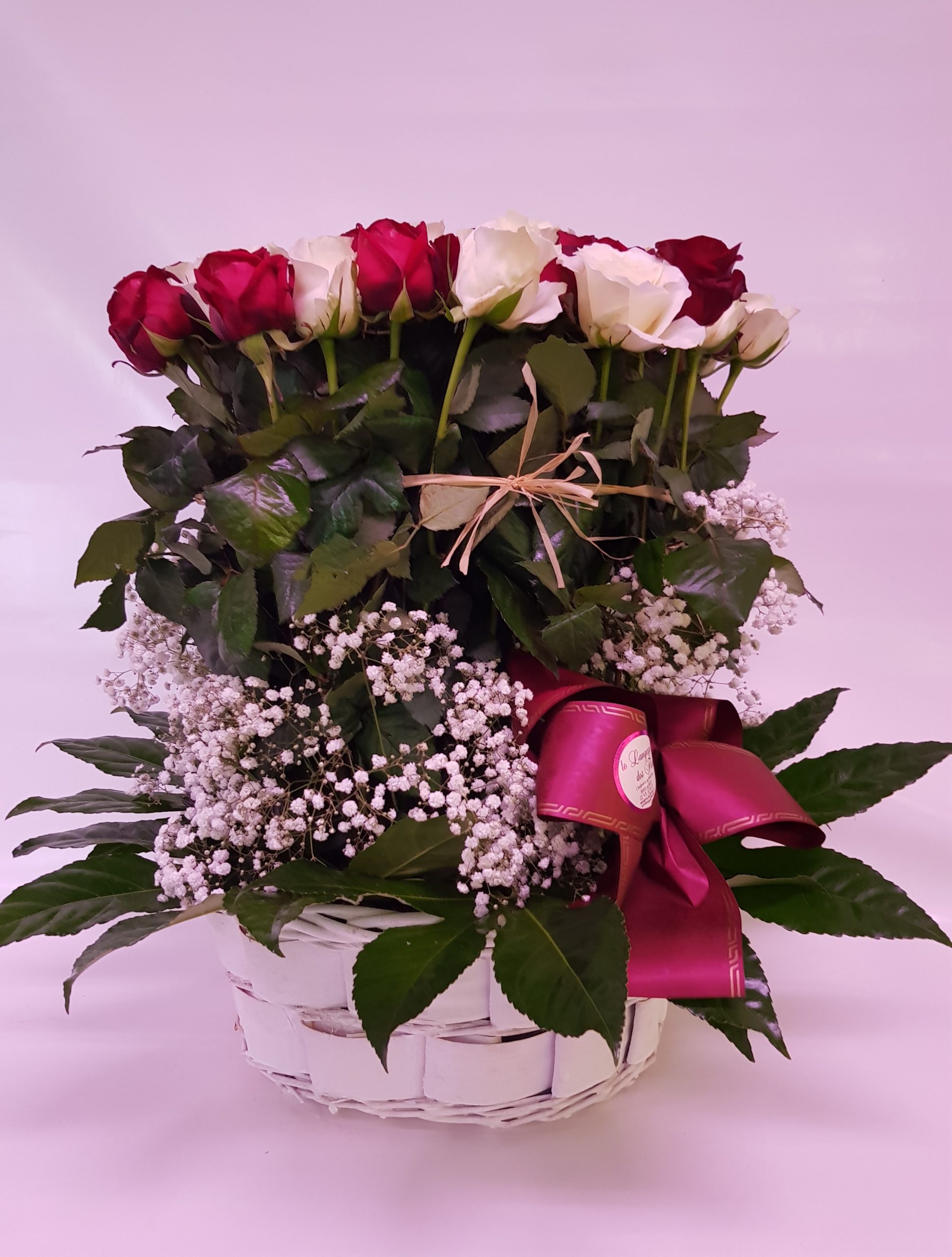 panier de roses